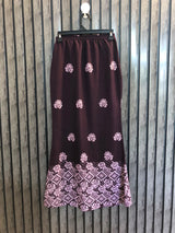Waist 28  Length 38  Fabric Silk Classic A-Line Skirt for Women