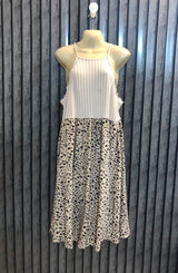 Chest 21  Length 42  Fabric Jersey Western Branded Maxi Dress