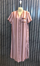 Chest 20  Length 44  Fabric Silk Branded Women's Maxi Dress