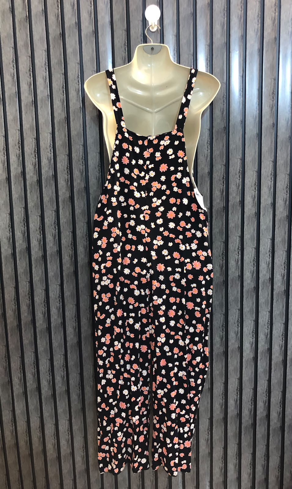 Chest 18  Length 49  Fabric Linen jumsuit Women's Classic Long Maxi