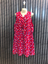 Chest 22  Length 38  Fabric Chiffon Western Women's Long Maxi Dress