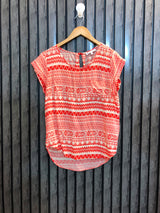 Chest 19 Length 24 to 26  Fabric Linen Women’s Trendy Half Sleeve Casual Shirt