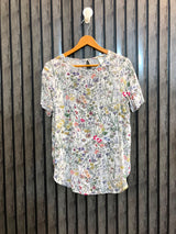 Chest 18   Length 27  Fabric Jorjet Women’s Casual Western Short Sleeve Top