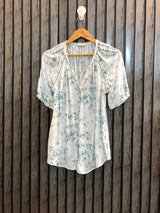 Chest 20  Length 25  Fabric Linen Trendy Branded Western Top for Women