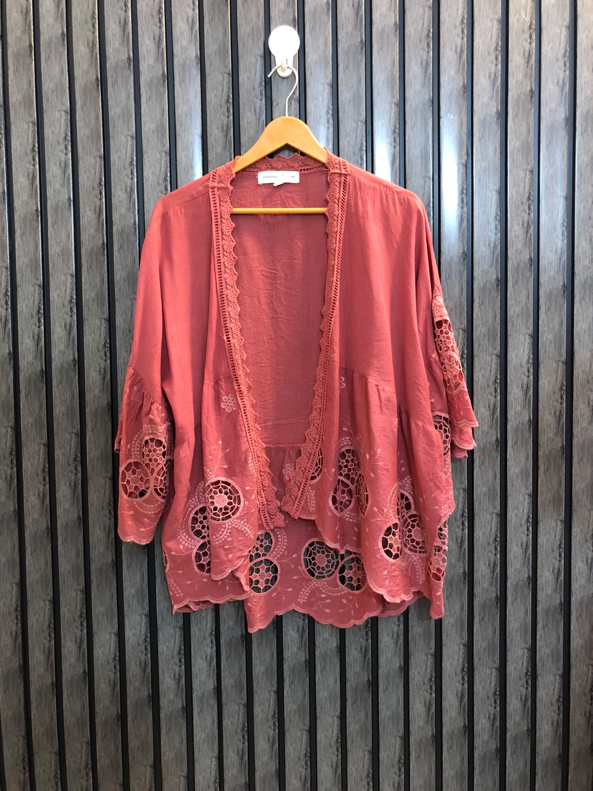 Chest Small Length 26  Fabric Cotton Fashionable Western Half Sleeve Top for Women