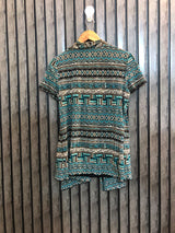 Chest 22 Length 28 Fabric Silk Jersey Women’s Premium Western Half Sleeve Top