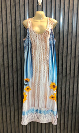 Chest 22  Length 50  Fabric Jorjet Women’s Luxury Collection Maxi Dress