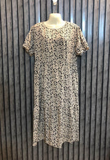Chest 20  Length 43  Fabric Linen Women’s Luxury Edition Maxi Dress