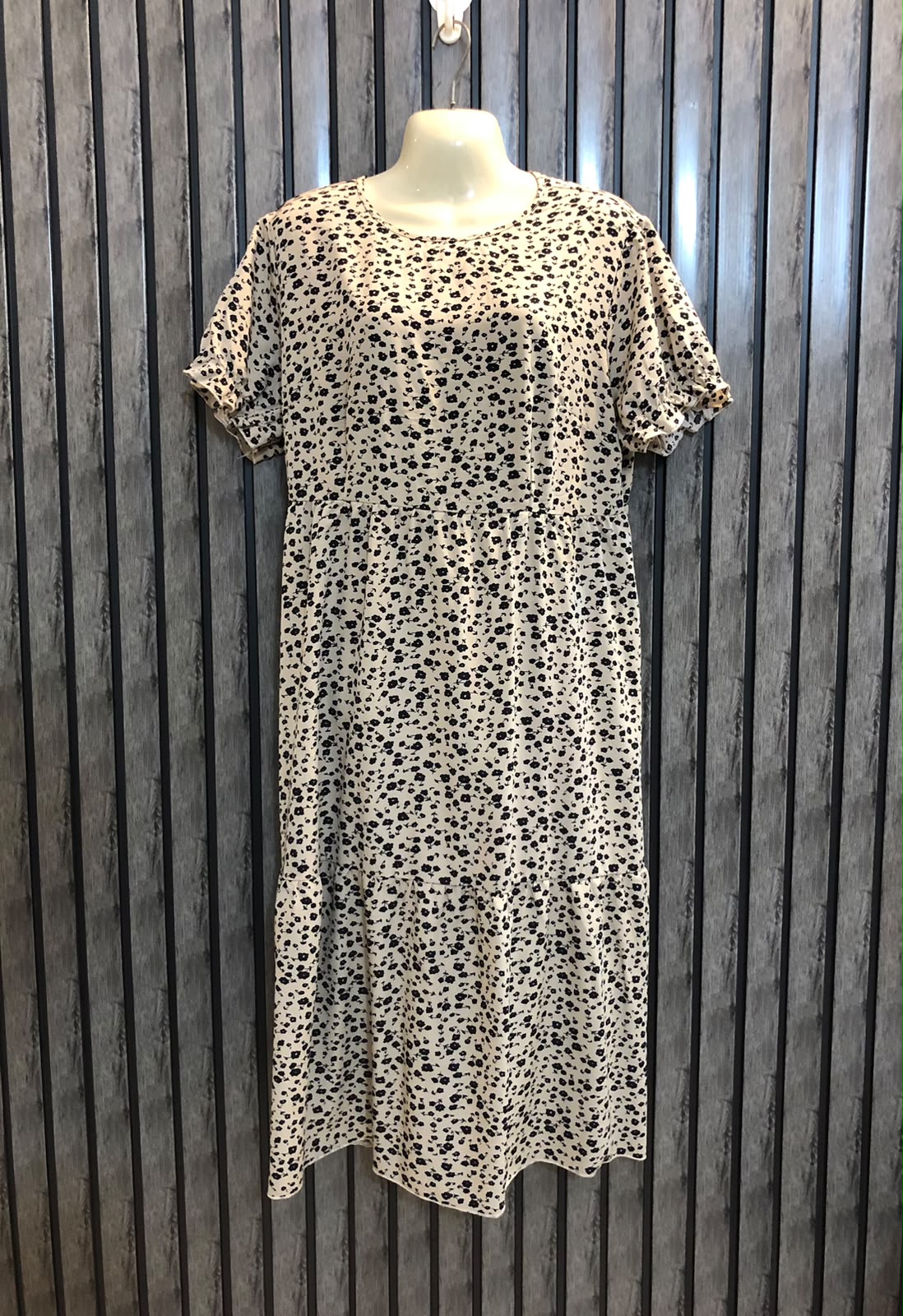 Chest 20  Length 43  Fabric Linen Women’s Luxury Edition Maxi Dress