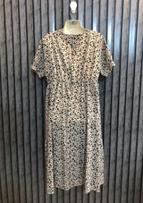 Chest 20  Length 43  Fabric Linen Women’s Luxury Edition Maxi Dress