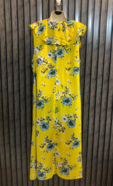 Chest Medium  Length 51  Fabric Chiffon Women’s Statement Long Maxi Dress