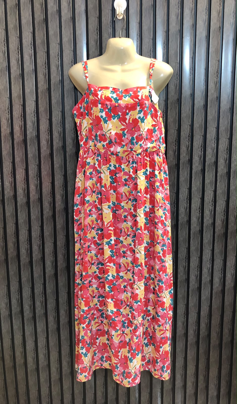 Chest 22  Length 51  Fabric Cotton Silk  Women’s Signature Collection Maxi Dress
