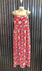 Chest 22  Length 51  Fabric Cotton Silk  Women’s Signature Collection Maxi Dress