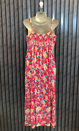 Chest 22  Length 51  Fabric Cotton Silk  Women’s Signature Collection Maxi Dress