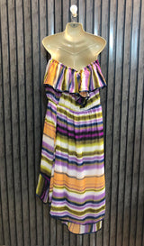 Chest 27  Length 33 to 47  Fabric Chiffon Women’s Exclusive Collection Maxi Dress