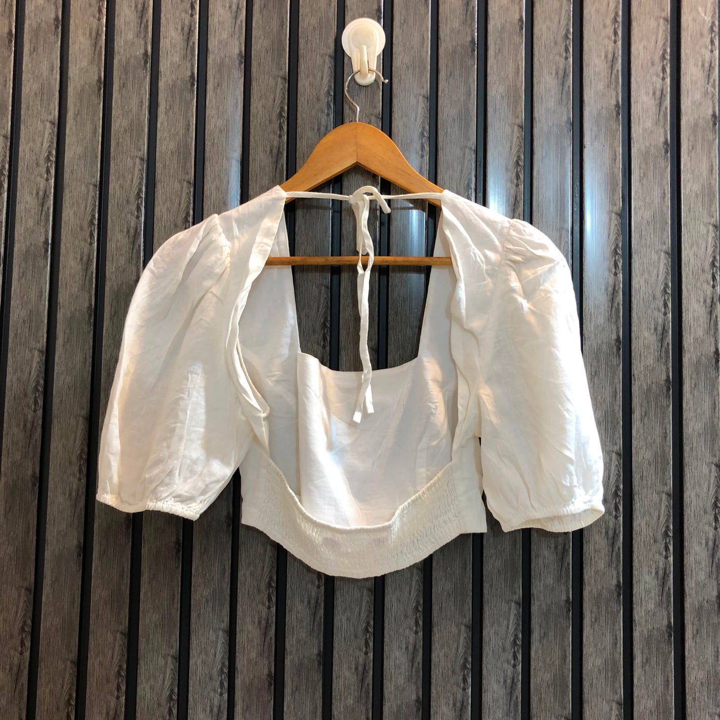 Chest Small  Length 14  Fabric Cotton Women’s Classic Western Crop Top