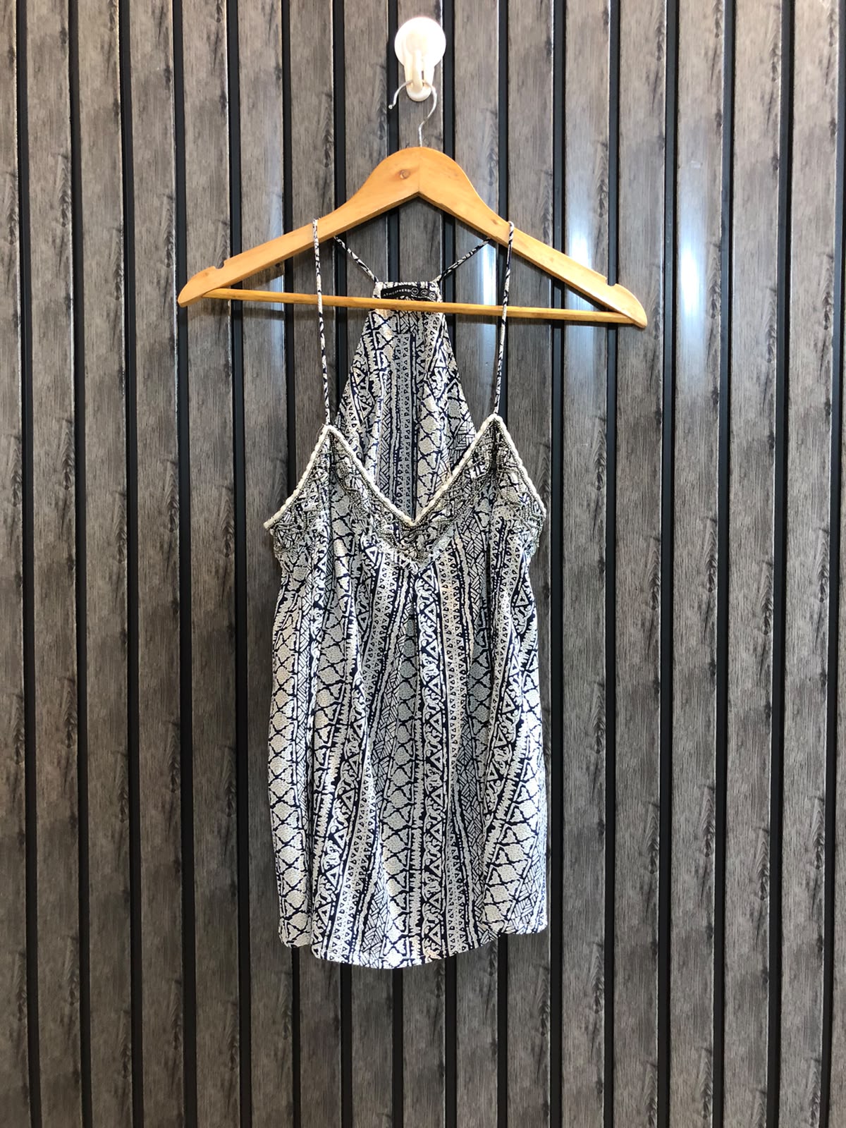 Chest 17  Length 25  Fabric Silk Women’s Modern Branded Crop Top