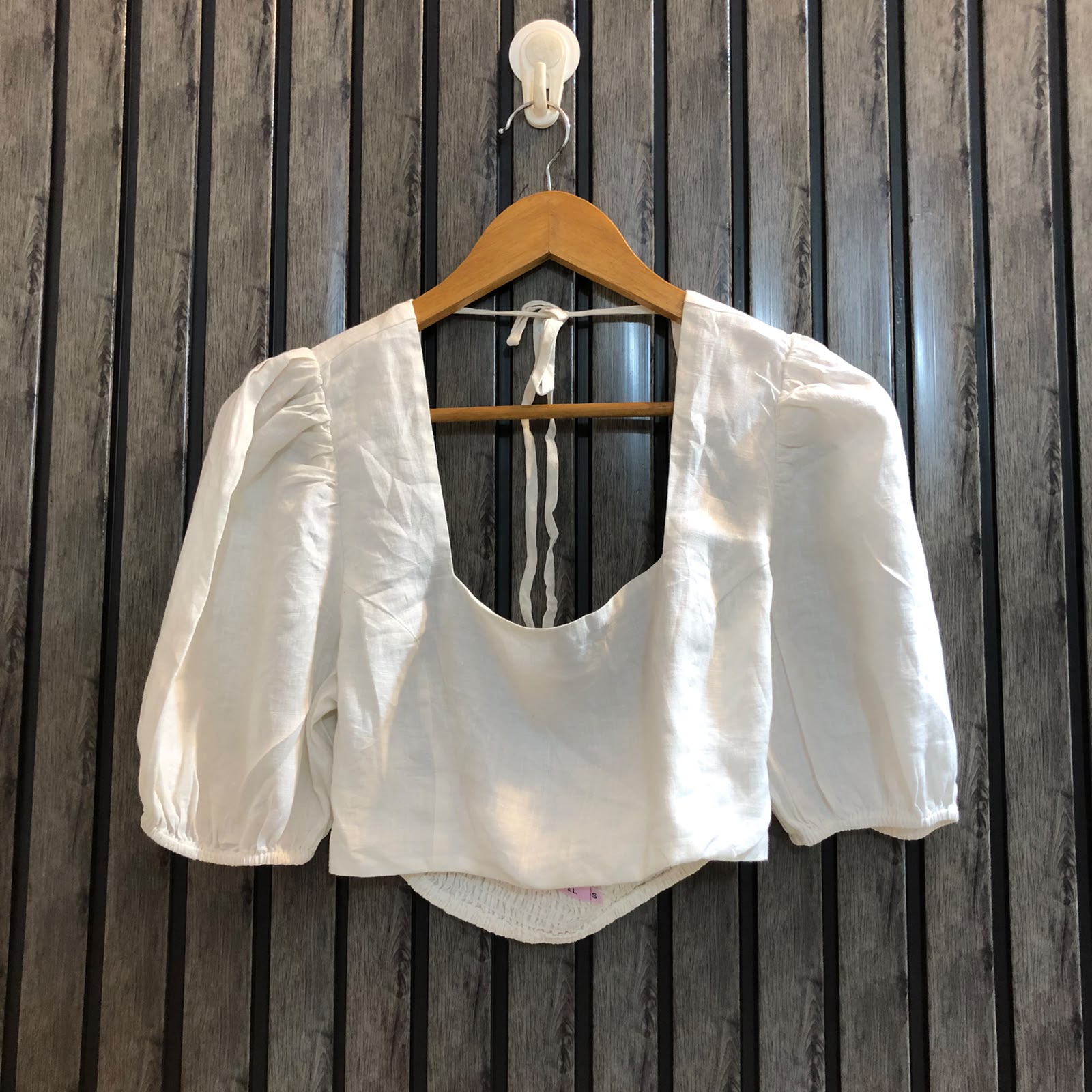 Chest Small  Length 14  Fabric Cotton Women’s Classic Western Crop Top