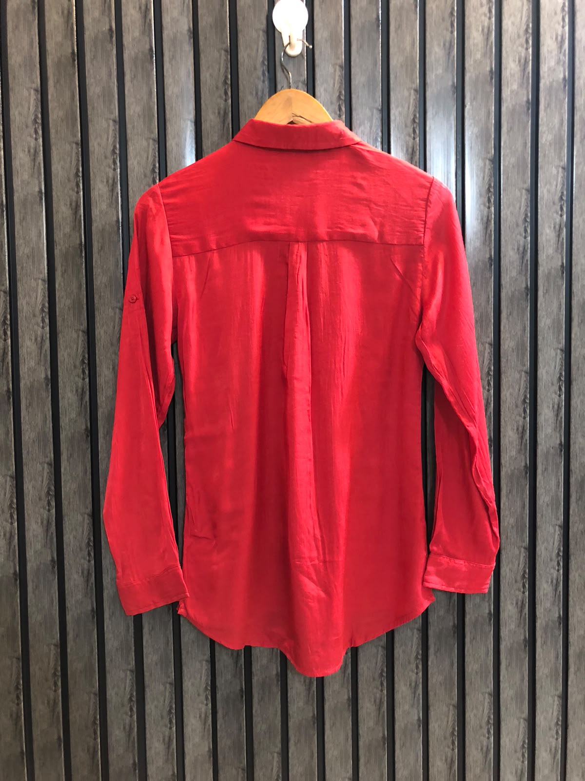 Chest 16  Length 26 To 28  Fabric Silk Women's Fashion Casual Top