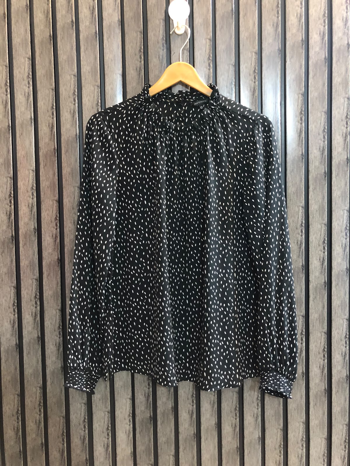 Chest 19  Length 25  Fabric Chiffon Women's Contemporary Western Top