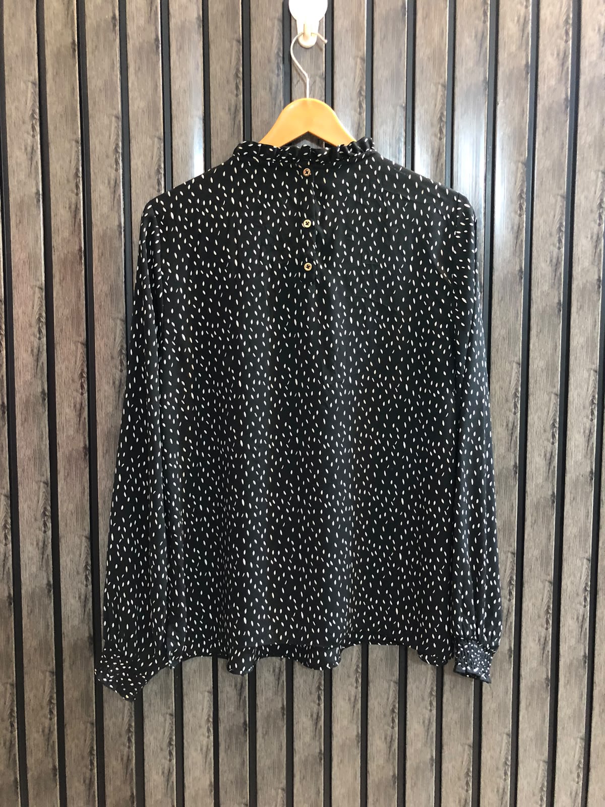 Chest 19  Length 25  Fabric Chiffon Women's Contemporary Western Top