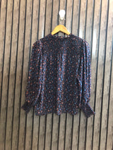 Chest 19  Length 21  Fabric Chiffon Women's Fashionable Full Sleeve Top