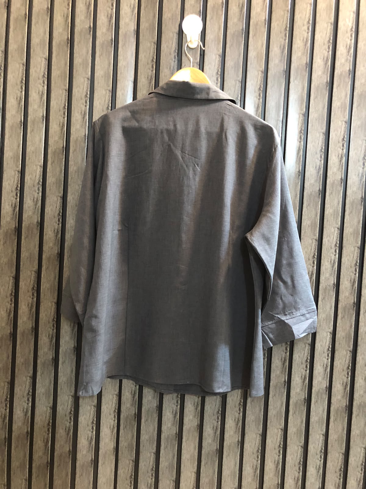 Chest 22  Length 26  Fabric Silk Women's Chic Full Sleeve Top