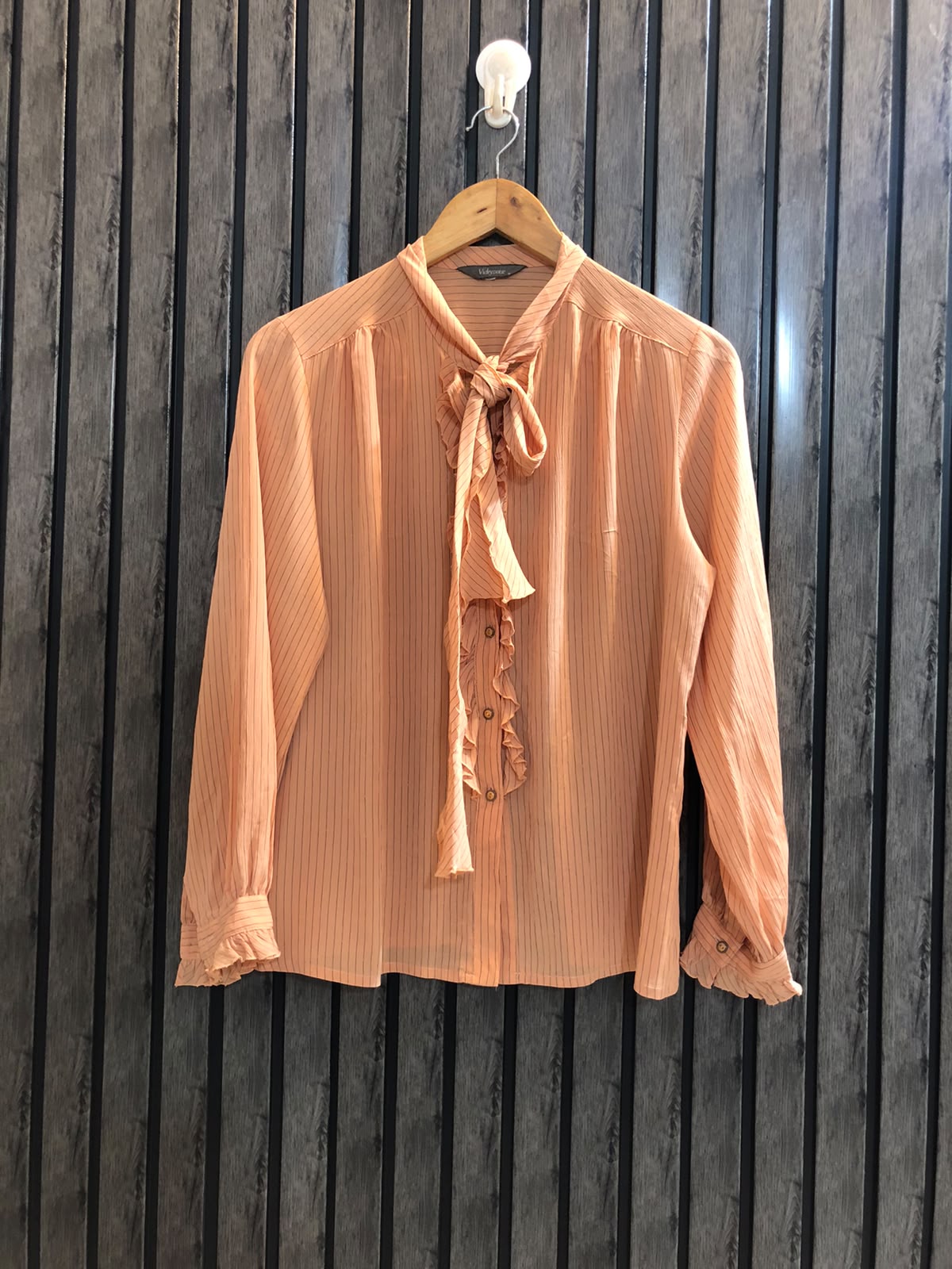 Chest 19  Length 23  Fabric Chiffon Women's Attractive Full Sleeve Top