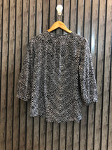 Chest 20  Length 25  Fabric Silk Women's Modern Casual Top