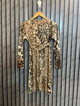 Chest 17  Length 34  Fabric Silk Jersey Women’s Casual Western Long Top
