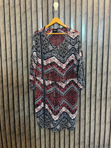 Chest 20  Length 38  Fabric Chiffon Women’s Premium Western Long Top