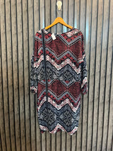 Chest 20  Length 38  Fabric Chiffon Women’s Premium Western Long Top