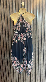 Chest 19  Length 41  Fabric Chiffon Women’s Sophisticated Maxi Dress