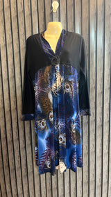 Chest 22  Length 40  Fabric Silk Jersey Women’s Modern Full Length Dress