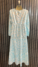 Chest 18  Length 50  Fabric Silk Women’s Exclusive Long Dress