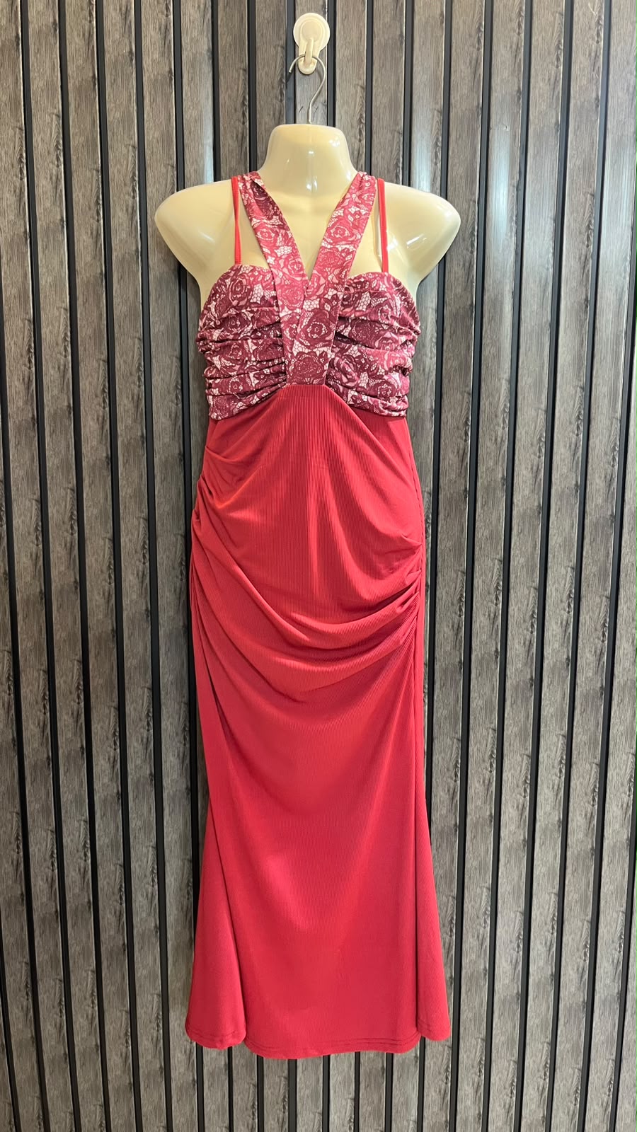 Chest 18   Length 48  Fabric Silk Jersey Women’s Designer Long Maxi Dress