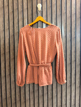 Chest 18   Length 24  Fabric Chiffon Women's Luxe Full Sleeve Top