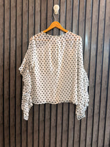 Chest 19   Length 23  Fabric Chiffon Women's Urban Full Sleeve Top