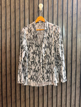 Chest 19   Length 26 To 27  Fabric Chiffon Women's Smart Full Sleeve Top