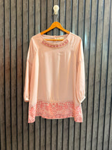 Chest 19   Length 29  Fabric Chiffon Women's Trendy Full Sleeve Top