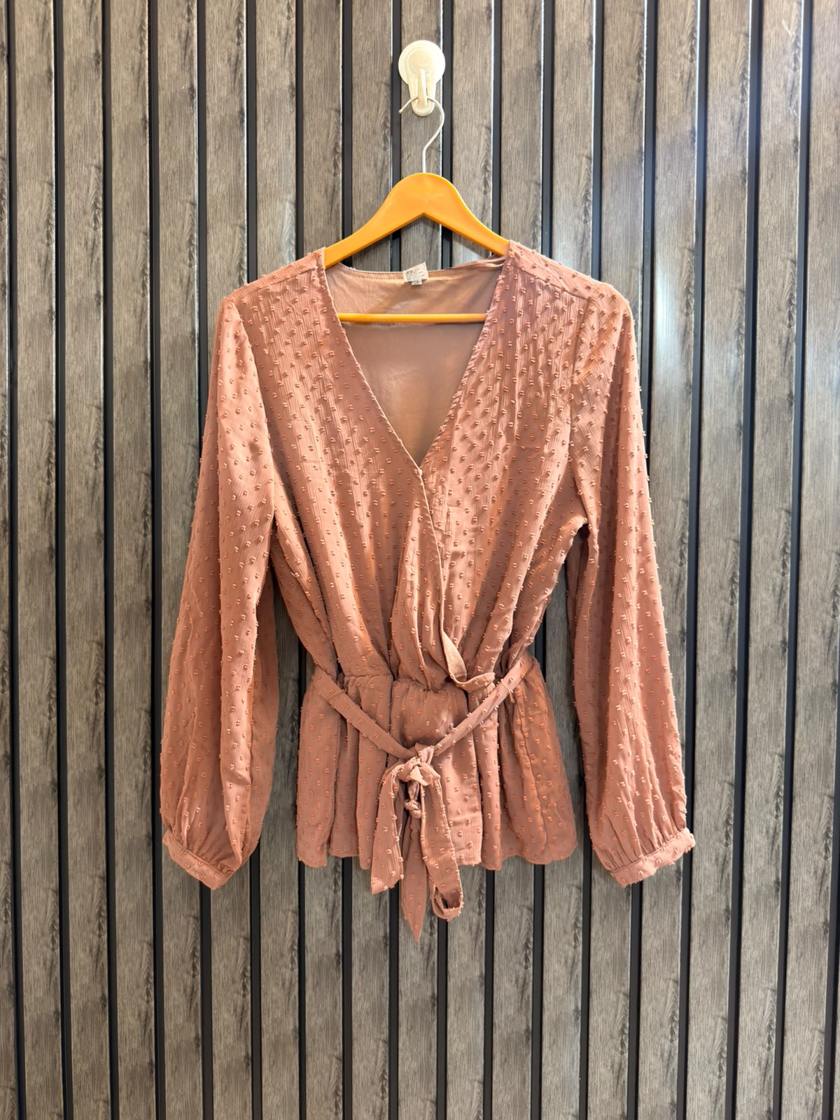 Chest 18   Length 24  Fabric Chiffon Women's Luxe Full Sleeve Top