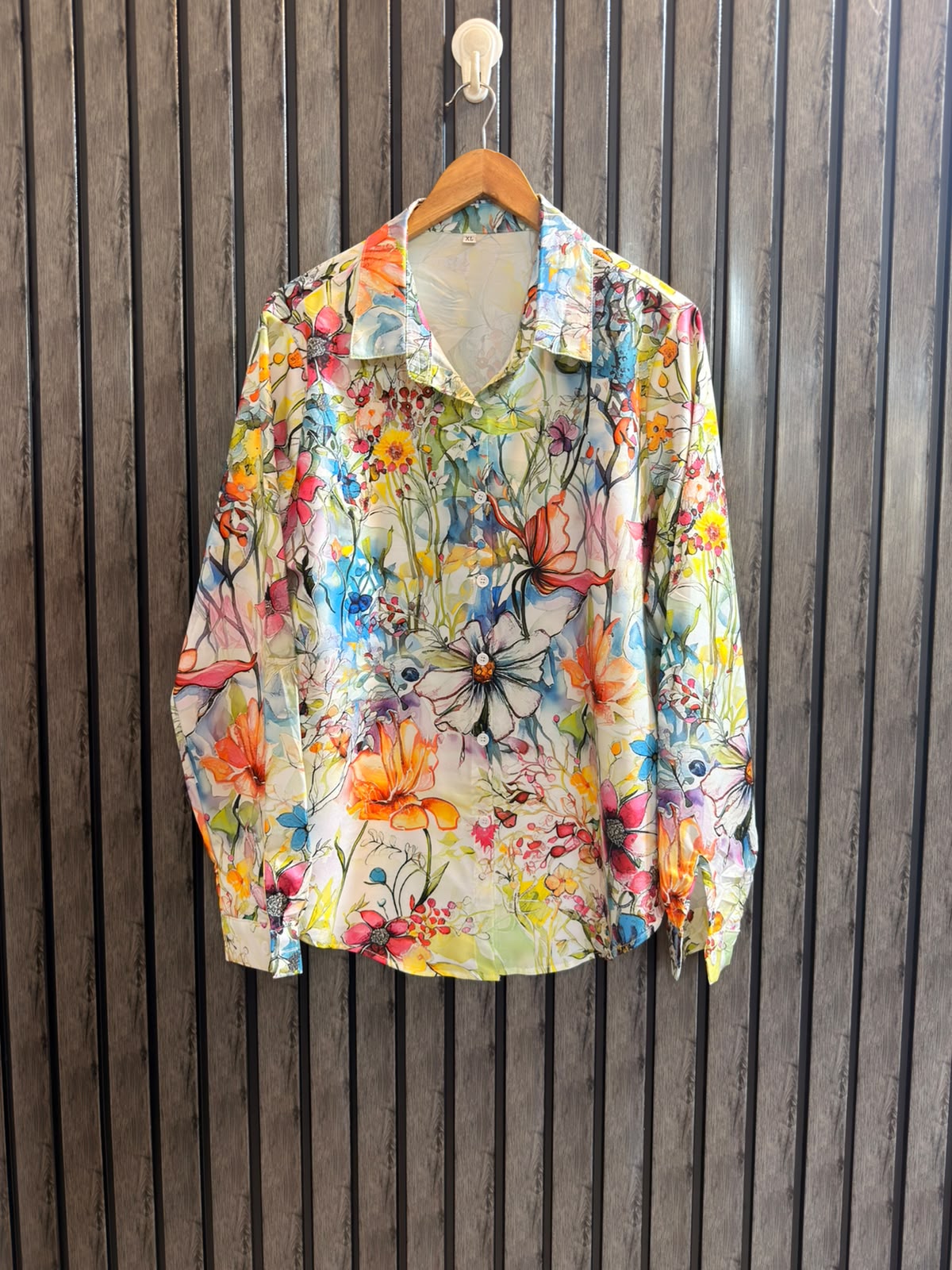 Chest 21   Length 28  Fabric Silk Women's Modern Full Sleeve Top