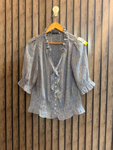 Chest 18  Length 23  Fabric Chiffon Women's Classic Daily Wear