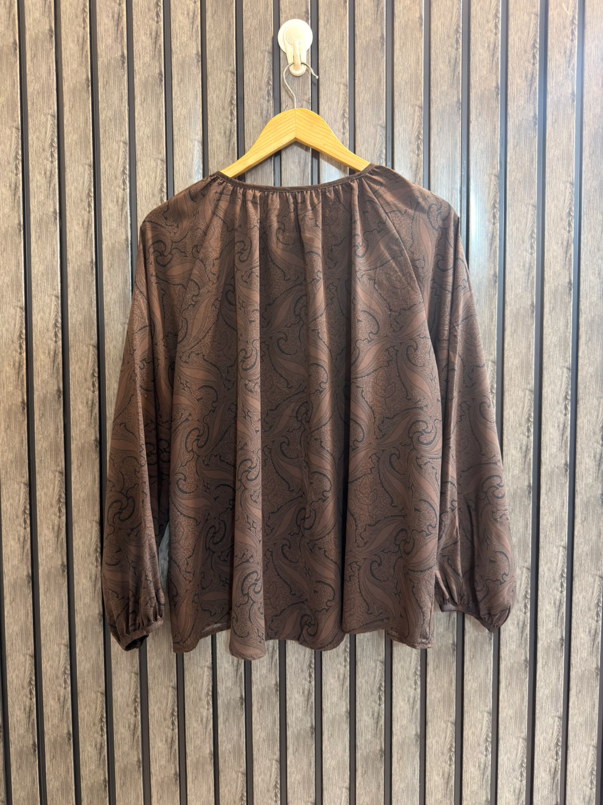 Chest 24  Length 25  Fabric Silk Women's Premium Full Sleeve Top