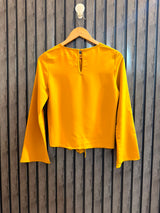 Chest 17  Length 19  Fabric Georgette Women's Sleek Full Sleeve Top