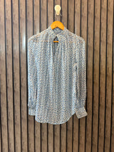 Chest 18  Length 23  Fabric Chiffon Women's Fashion Forward Top