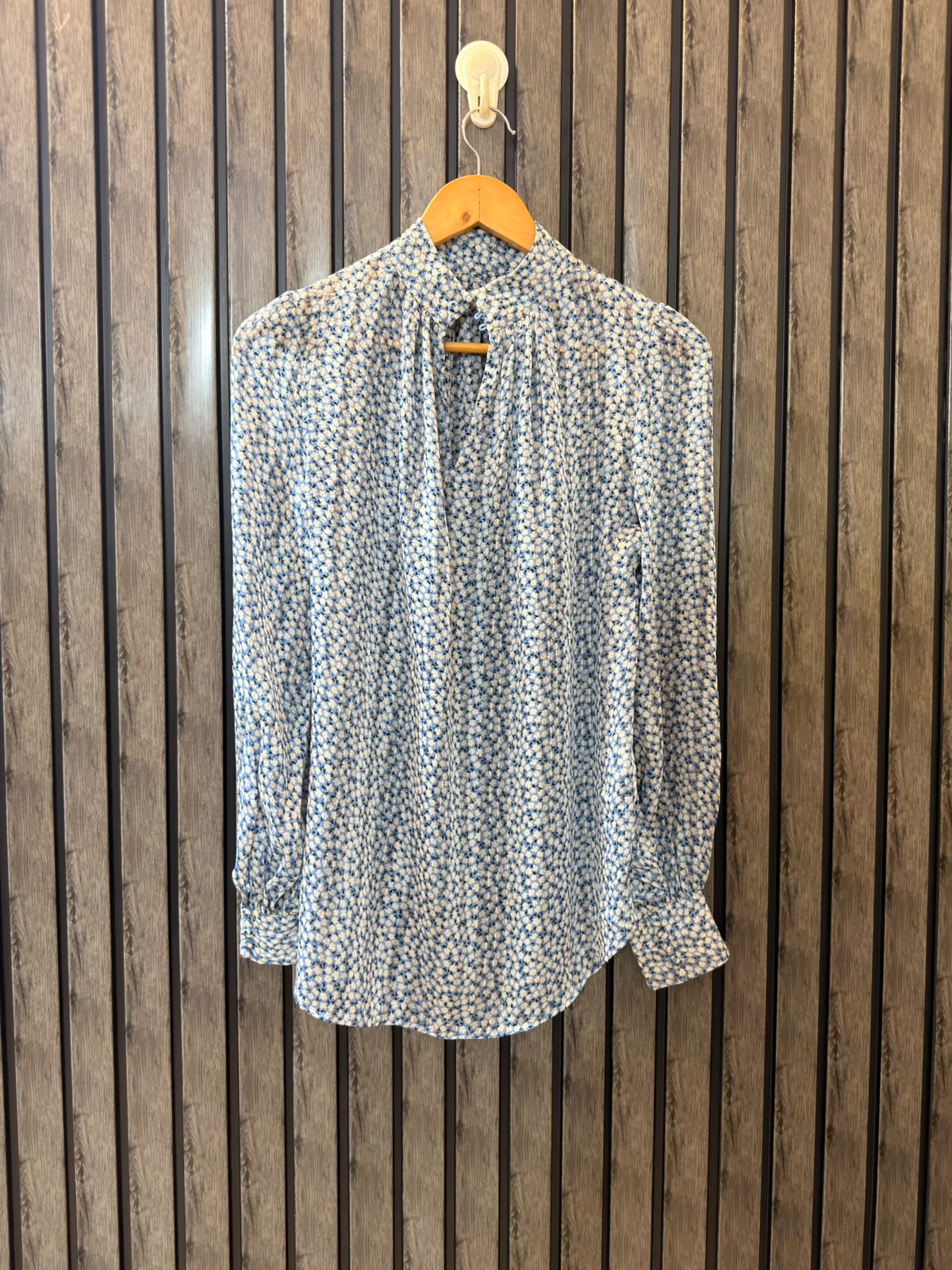Chest 18  Length 23  Fabric Chiffon Women's Fashion Forward Top