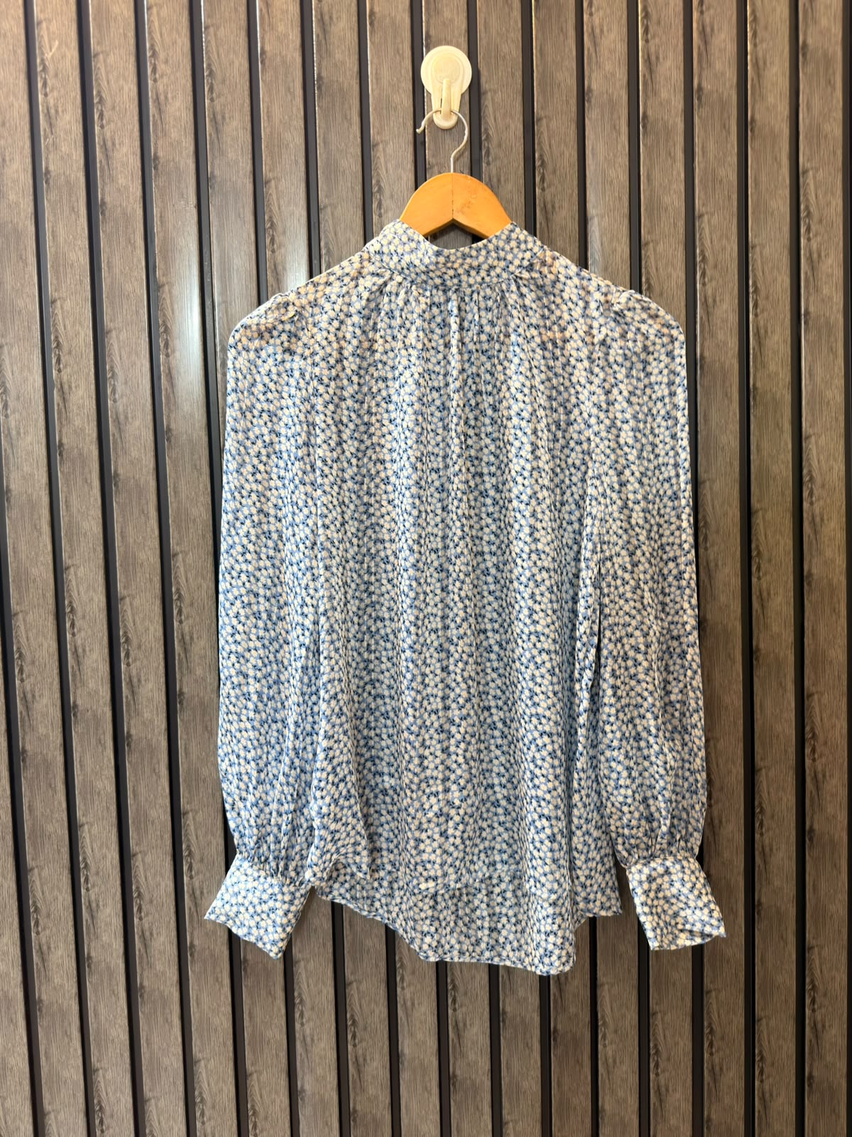 Chest 18  Length 23  Fabric Chiffon Women's Fashion Forward Top