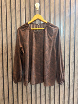 Chest 24  Length 25  Fabric Silk Women's Premium Full Sleeve Top