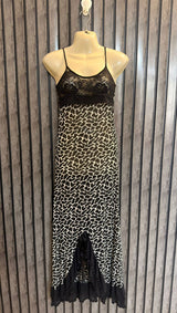 Chest 19  Length 52  Fabric Net Women’s Designer Long Maxi